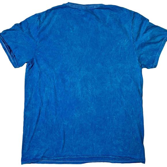 Misfits Official Squirm Mineral Wash Graphic T-Shirt Blue Men’s M - Picture 2 of 6